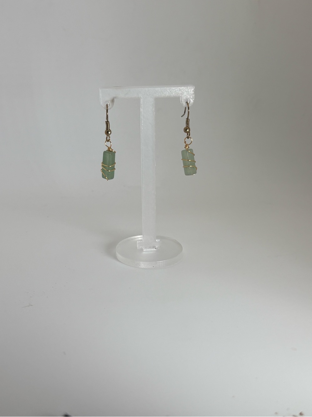 Green Earring Bundle | Gummy Bears, Peeps Bunny & Crystal Dangles | 3 Pairs - Picture 4 of 4